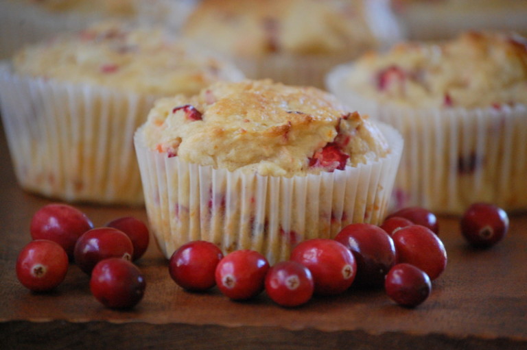 Zesty & Gluten-Free: Cranberry Orange Cottage Cheese Muffins