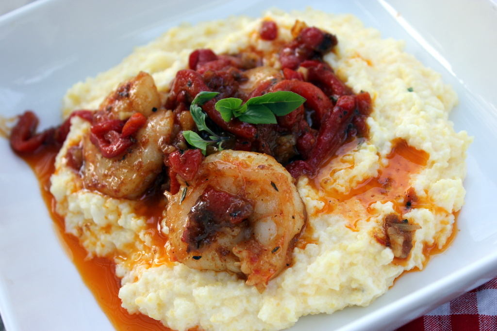Shrimp and Goat Cheese Grits Shrimp and Goat Cheese Grits