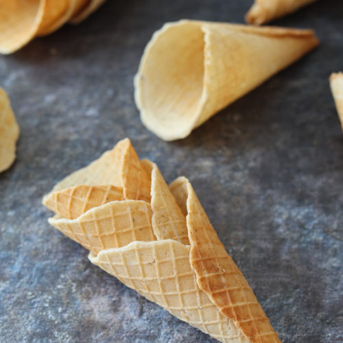 Gluten Free Homemade Ice Cream Cones