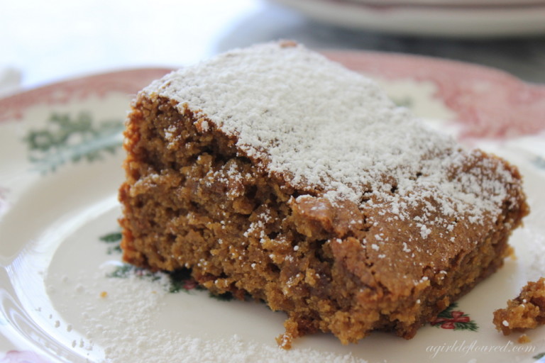 A Cozy and Comforting Gluten Free Gingerbread Cake