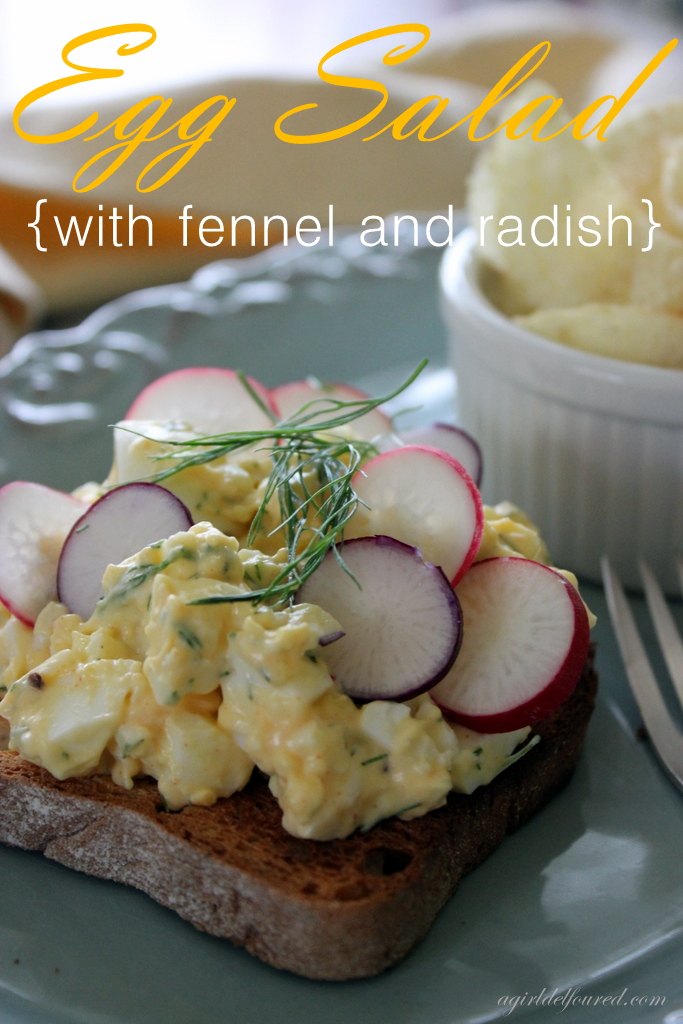 Egg Salad with Fennel and Radish