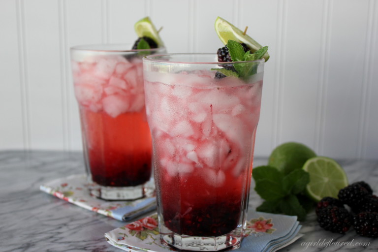 Amazing Blackberry Mojito With Mint for Summer