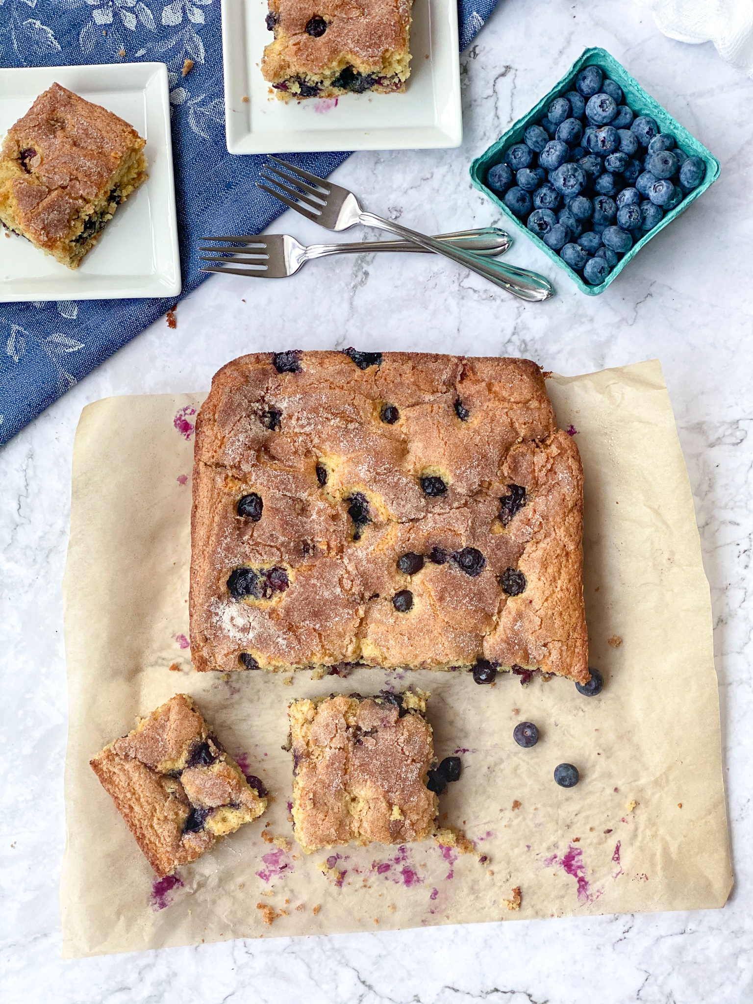 Gluten-Free Blueberry Breakfast Cake