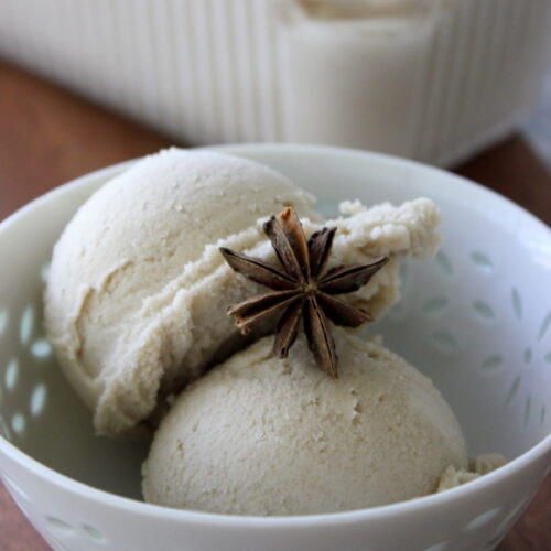 Chai Spice Coconut Ice Cream