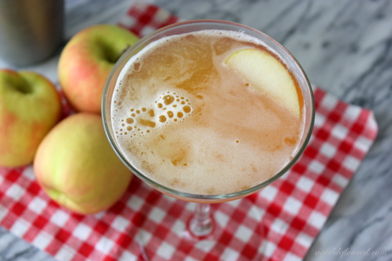 An Amazing Spiced Apple Martini