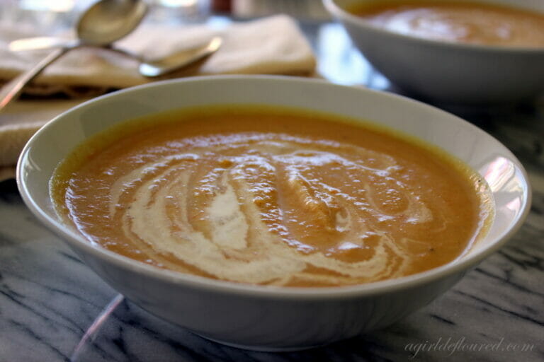 Curried Carrot & Cauliflower Soup