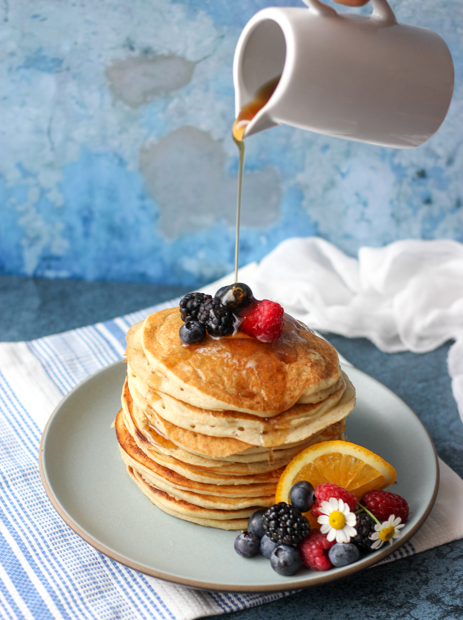 flourless protein pancakes - Blue Bowl