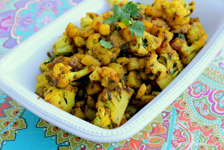 Indian-Spiced Cauliflower & Potatoes