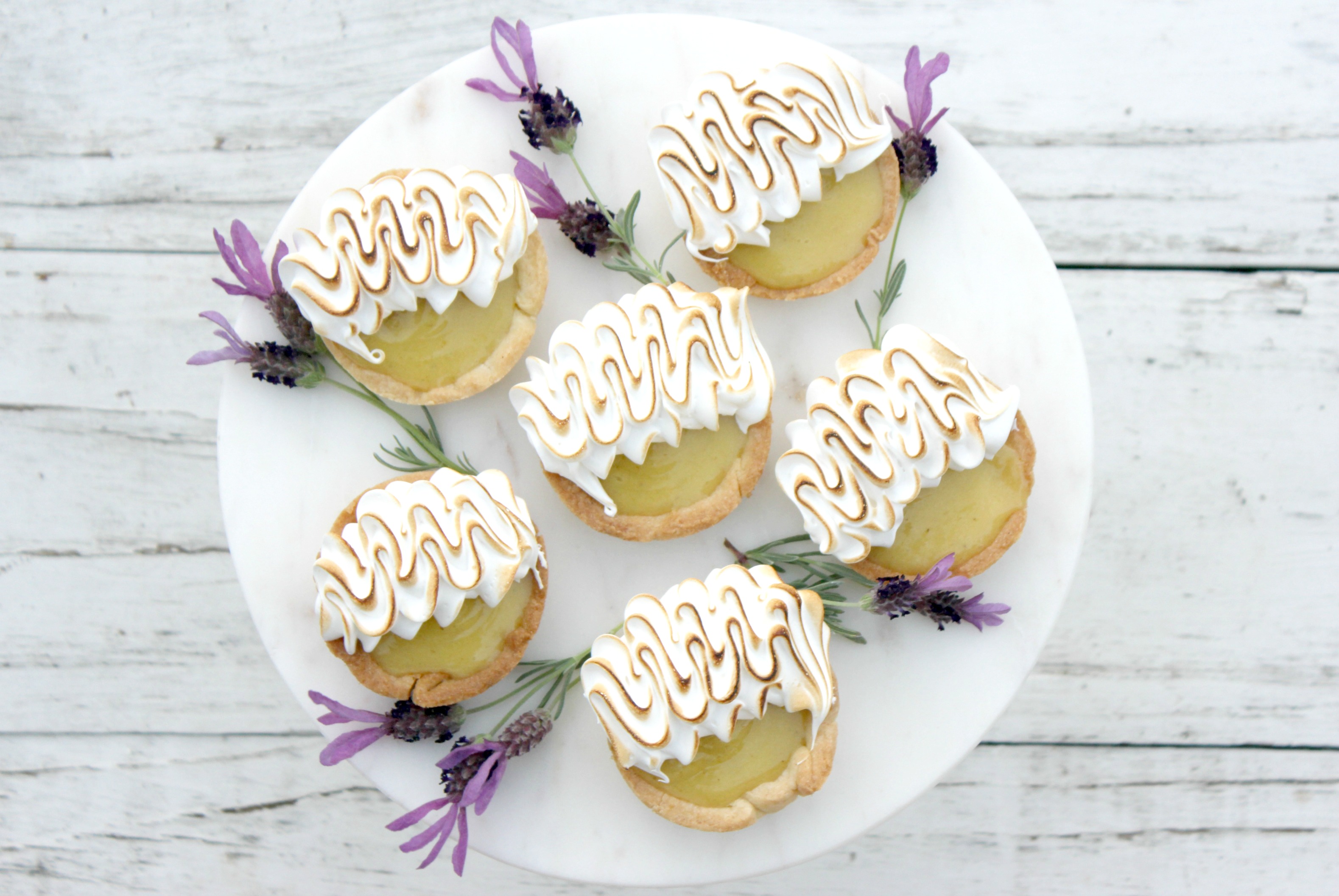 Gluten-Free Lemon Lavender Tarts