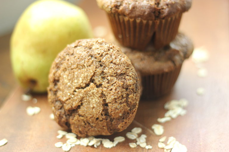 Delicious Gluten Free Gingerbread Muffins With Pear