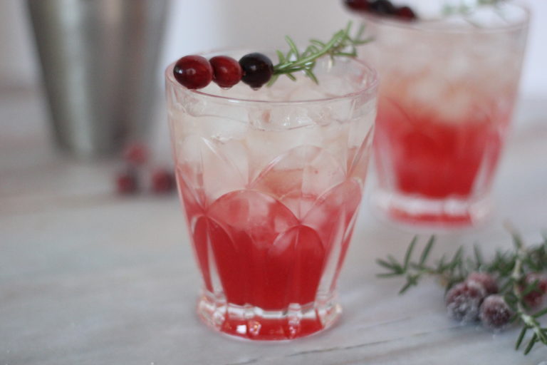 A Great Cranberry and Gin Cocktail