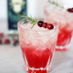 Cranberry Gin Slush Cocktail