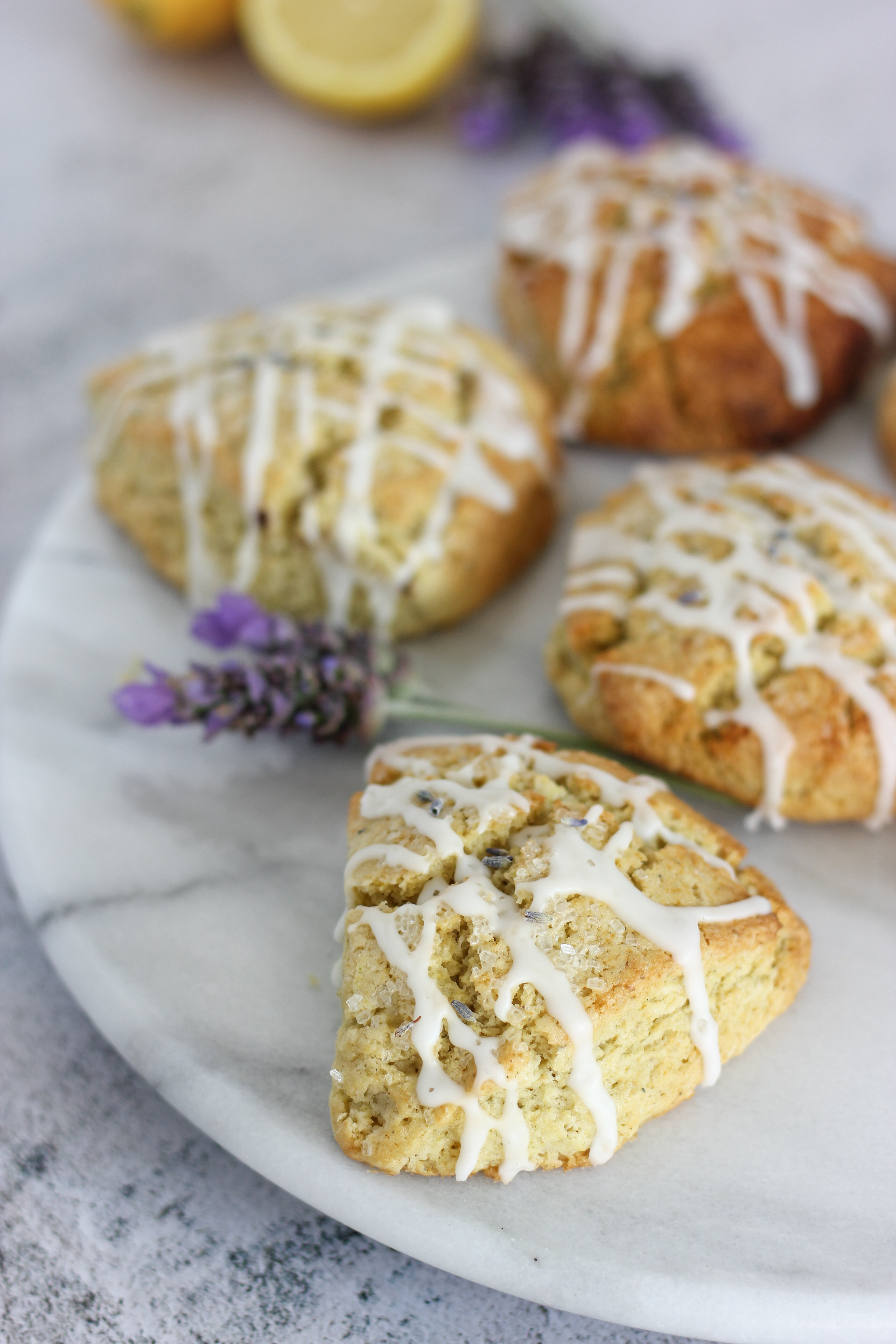 Gluten-Free Lemon Lavender Scones