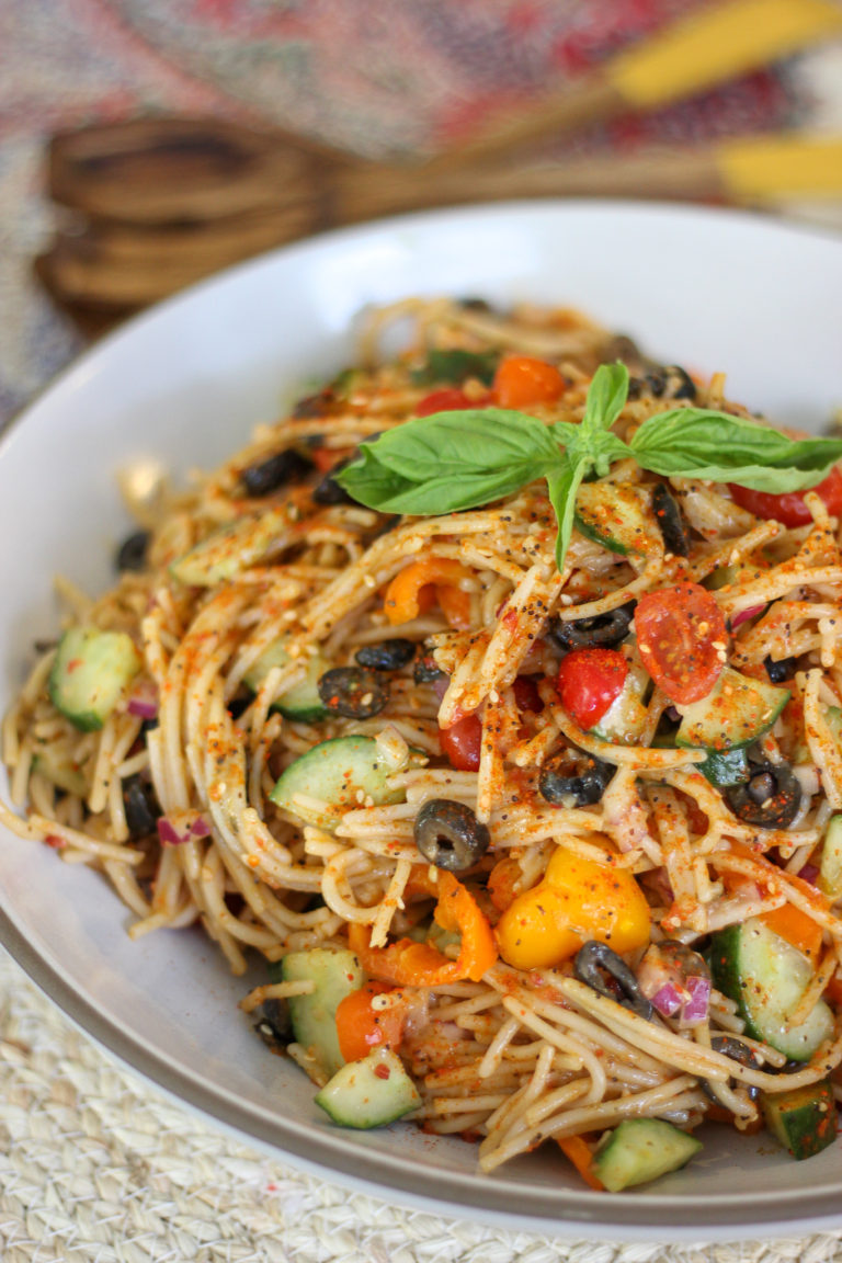 Gluten Free Deli Style Spaghetti Salad