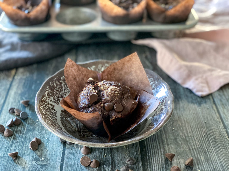 The Best Gluten Free Chocolate Muffins