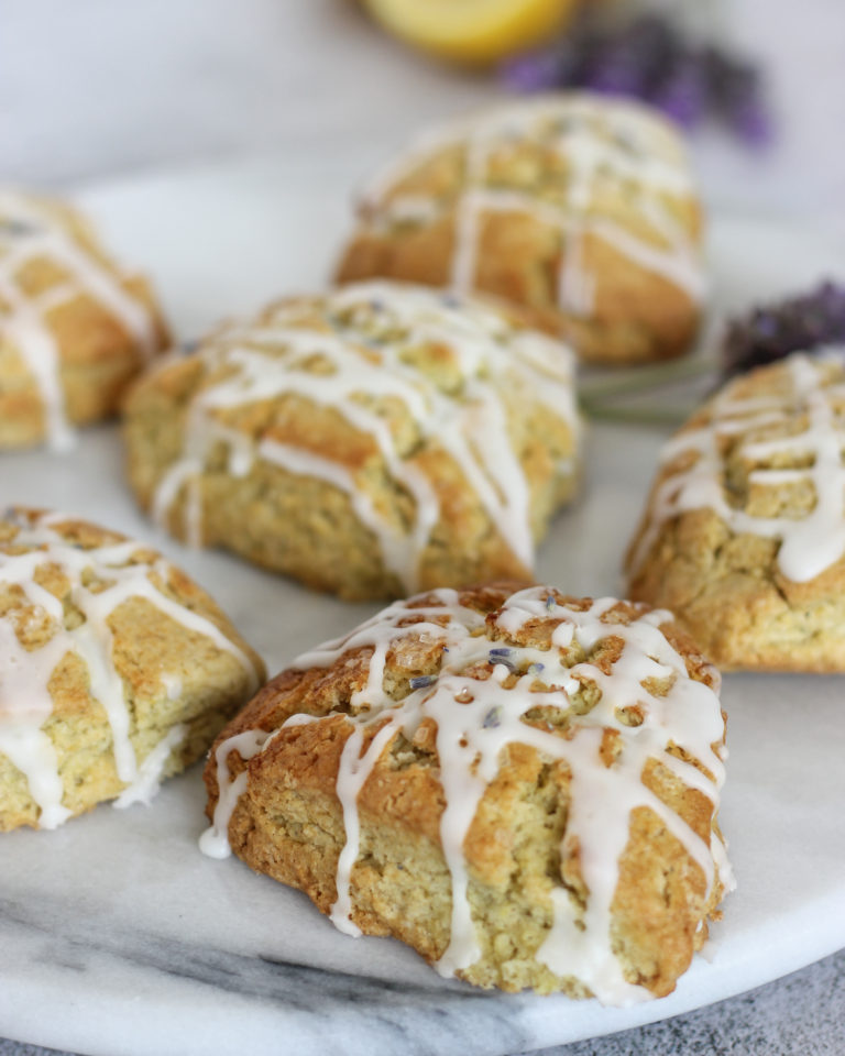 Gluten-Free Lemon Lavender Scones