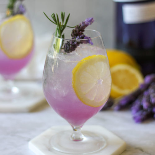 Lemon Lavender Gin Summer Spritz