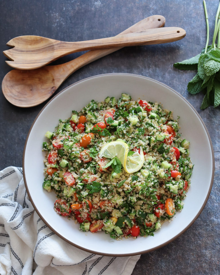 Tabbouleh with Quinoa is Delicious & Naturally Gluten-Free