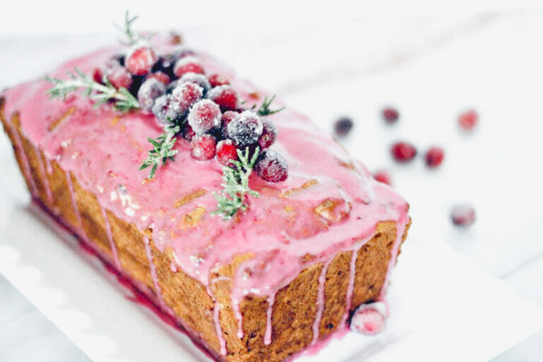 A Recipe for Gluten Free Cranberry Bread - with Cranberry Glaze