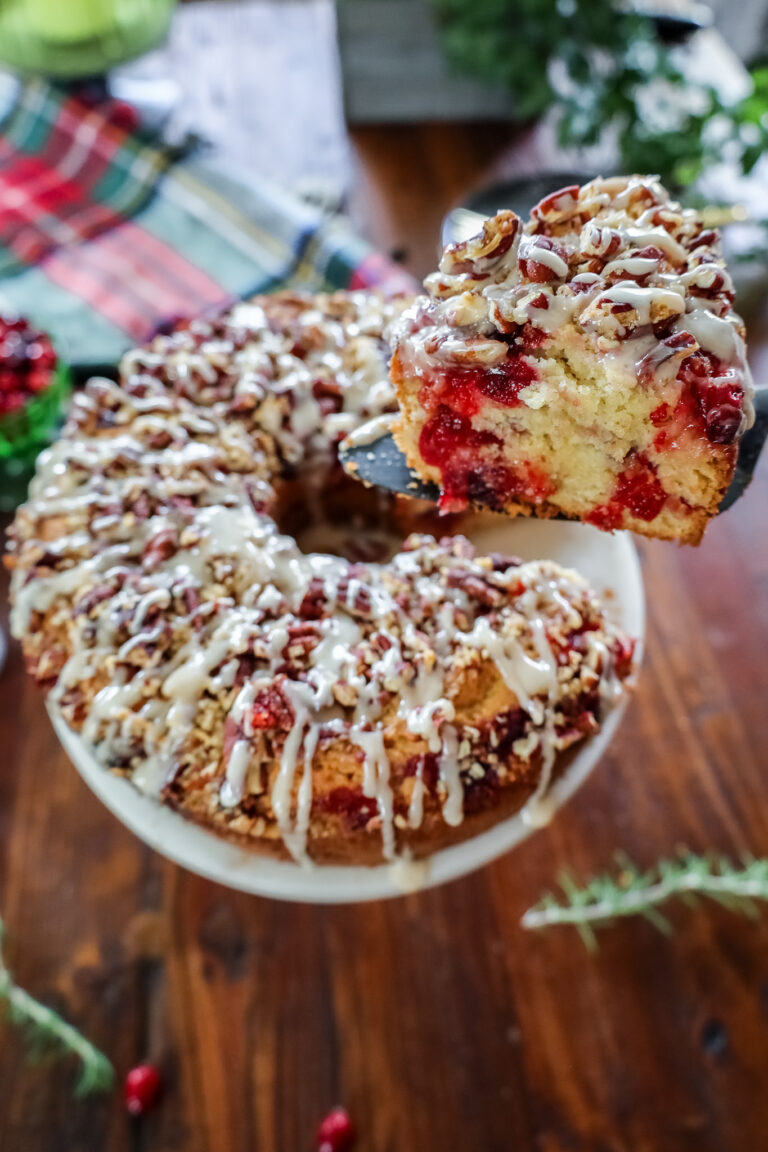 Indulge Your Senses with a Delectable Gluten Free Coffee Cake with Cranberries