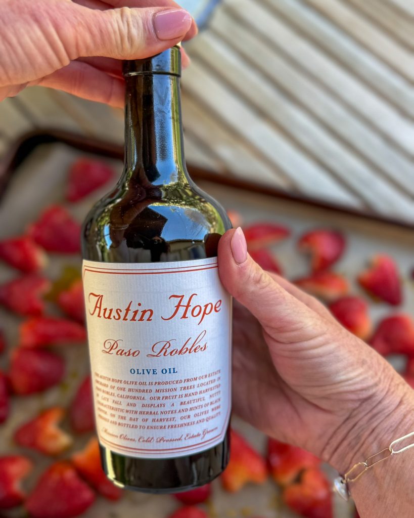 bottle of austin hope olive oil